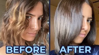 Dyeing My Hair At Home Follow Along With LOreal Excellence Light Ash Brown 61 [upl. by Misty]