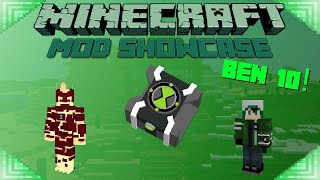 BEN 10 Minecraft Mod Showcase ITS HERO TIME [upl. by Ara46]