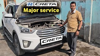 Hyundai Creta petrol Major Service [upl. by Ianteen949]