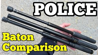 POLICE BATON COMPARISON  ASP NEXTORCH Monadnock  21quot Collapsible batons [upl. by Freeman]