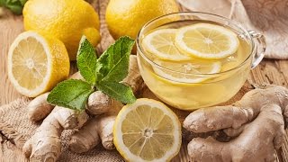 Immune Booster 2 Minute Lemon Ginger Tea [upl. by Ahsiyn]