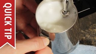 How to AutoFroth Milk for Lattes [upl. by Yasdnil]