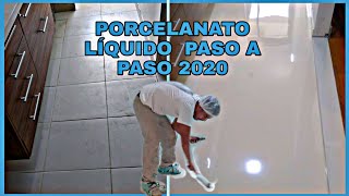 PORCELANATO LÍQUIDO PASO A PASO EN ESPAÑOL 2020 [upl. by Aener]