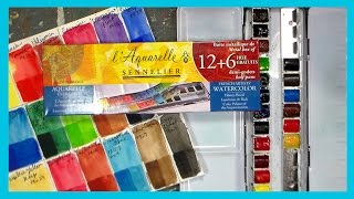 Sennelier LAquarelle Watercolor Review [upl. by Anoyet]