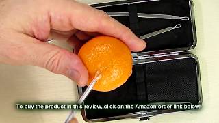 BEST Blackhead Remover Tools 5in1 Blemish Pimple Extractor Acne Removal Kit REVIEW [upl. by Asylla]