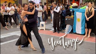 Florida y Lavalle Street Tango Show in Buenos Aires – quotPor Una Cabezaquot [upl. by Xirdnek]