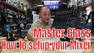 How to Setup Your Alto LIVE1202 Audio Mixer 12 channel with USB [upl. by Ajat551]