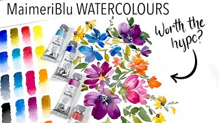 MaimeriBlu Watercolours Are They Worth The Hype [upl. by Sirromad]