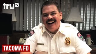 Tacoma FD  Fire House Tour BehindtheScenes  truTV [upl. by Erdah]