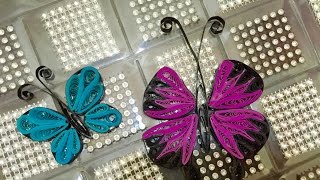 Quilled Butterfly  2 Easy Ways 12 [upl. by Ludeman456]