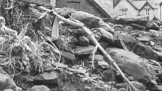 Lynmouth Floods Footage from the BBC [upl. by Perrine679]