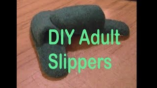 DIY Adult Bedroom Slippers From Flip Flops [upl. by Eladnar]