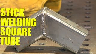 🔥 Stick Welding Square Tube [upl. by Alburg]