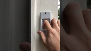 How I reset my Clicker Garage Keypad [upl. by Ahsieken]