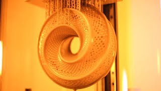 Timelapse of 3D Printing a Designer Torus on Zortrax Inkspire Resin 3D Printer [upl. by Carolan410]