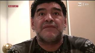 Intervista a Diego Armando Maradona  Report [upl. by Winthrop61]