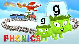 Phonics  Learn to Read  The Letter G  Journey Through the Alphabet  Alphablocks [upl. by Serdna979]