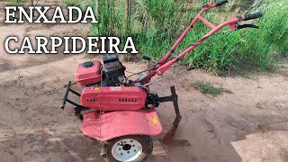 Motocultivador Tratorito com ENXADA CARPIDEIRA [upl. by Idnir]