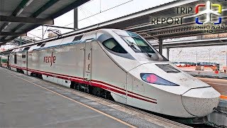 TRAIN TRIP REPORT  Renfe Alvia Galicia  Santiago  Madrid [upl. by Serolod]