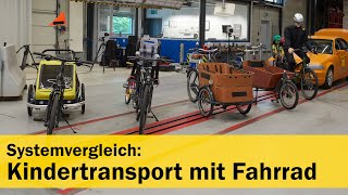 Kindertransport mit Fahrrad  Vor und Nachteile im Systemvergleich  ÖAMTC [upl. by Allenotna528]