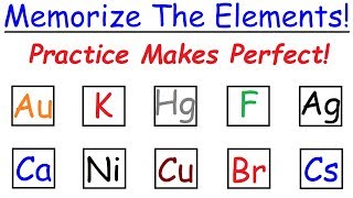 How To Memorize The Periodic Table Through Practice [upl. by Pravit135]