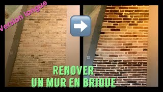 Comment Rénover un Mur en Brique en un Weekend [upl. by Nnylatsirk]