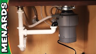 How To Install a Garbage Disposer  Menards [upl. by Ainola]