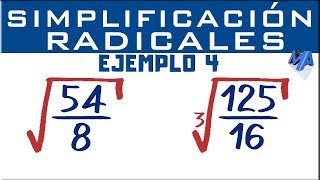 Simplificación de expresiones con radicales  Ejemplo 4 [upl. by Maya]