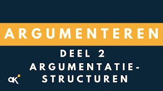 Argumenteren argumentatiestructuren 24 [upl. by Adieren]