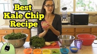 Best KALE CHIP Recipe in the VitaMix amp Dehydrator [upl. by Aicnelav]