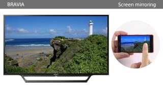 Sony BRAVIA  How to setup and use Screen mirroring [upl. by Noyrb]