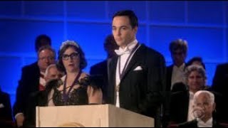 The Big Bang Theory  Amy and Sheldon Nobel Speech Full [upl. by Arutnev]