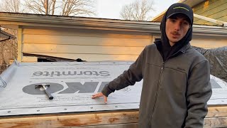 How To Install Roofing Underlayment [upl. by Bobker390]