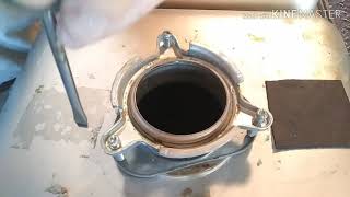 Remove garbage disposal mounting ring quickeasy [upl. by Eikcir544]