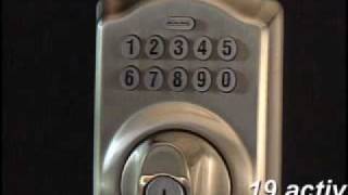 How To Program Your Schlage BE365 Keypad Deadbolt [upl. by Naillimixam592]