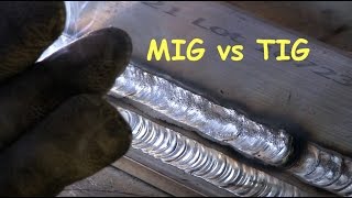 Welding Aluminum TIG vs MIG Spool Gun [upl. by Adrien]