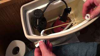 How To Replace A Toilet Flush Lever Handle [upl. by Id290]