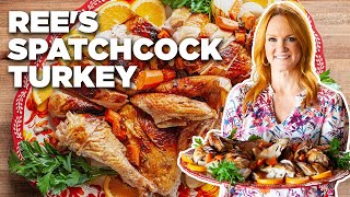 Ree Drummonds Spatchcock Turkey  The Pioneer Woman  Food Network [upl. by Hajed]