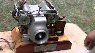 INCREDIBLE HOMEMADE V4 ENGINE from scratch [upl. by Yesnik]