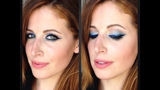 Makeup Tutorial Trucco Eyeliner BLU Ombre [upl. by Kelleher]