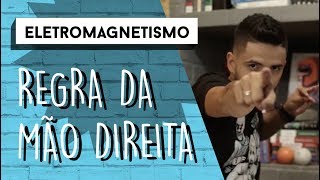 Regra da Mão Direita  ELETROMAGNETISMO [upl. by Liz]