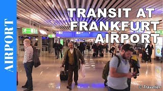 TRANSIT WALK AT FRANKFURT Airport FRA Terminal 1  Connection Flight Transfer Arriving amp Departing [upl. by Manny]