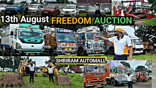 Shriram Automall 13 AUGUST FREEDOM AUCTION🇮🇳CARSTRUCKJCBBUSVAN  Starting From₹50000 [upl. by Arikaahs]