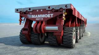 All you need to know about the Mammoet SelfPropelled Modular Transporter SPMT [upl. by Orlosky]