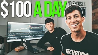 HOW TO MAKE 100 A DAY AS A BEGINNER INVESTOR [upl. by Melodee608]