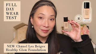 CHANEL  NEW Les Beiges Healthy Glow Foundation  Full Day Wear Test [upl. by Storm350]