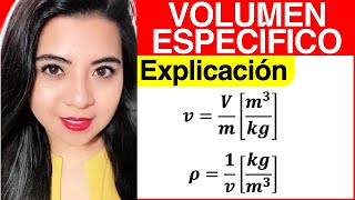 VOLUMEN ESPECÍFICO Definición y formulas [upl. by Yumuk447]