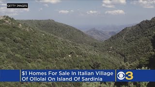 Italian Town Ollolai Sells 1 Homes To Lure New Residents [upl. by Akem278]