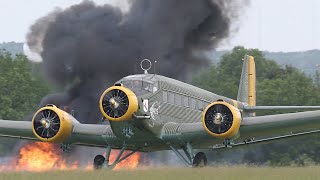 Big WW2 AIRCRAFT ENGINES Cold Startup and Sound [upl. by Charis]