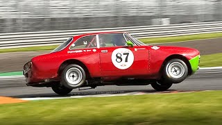 Alfa Revival Cup 2021 Monza GTAm Giulia GTA 1300 Junior Giulietta SZ2 2000 GT Veloce Alfasud [upl. by Worthington197]